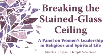 Event promo for Breaking the Stained Glass Ceiling