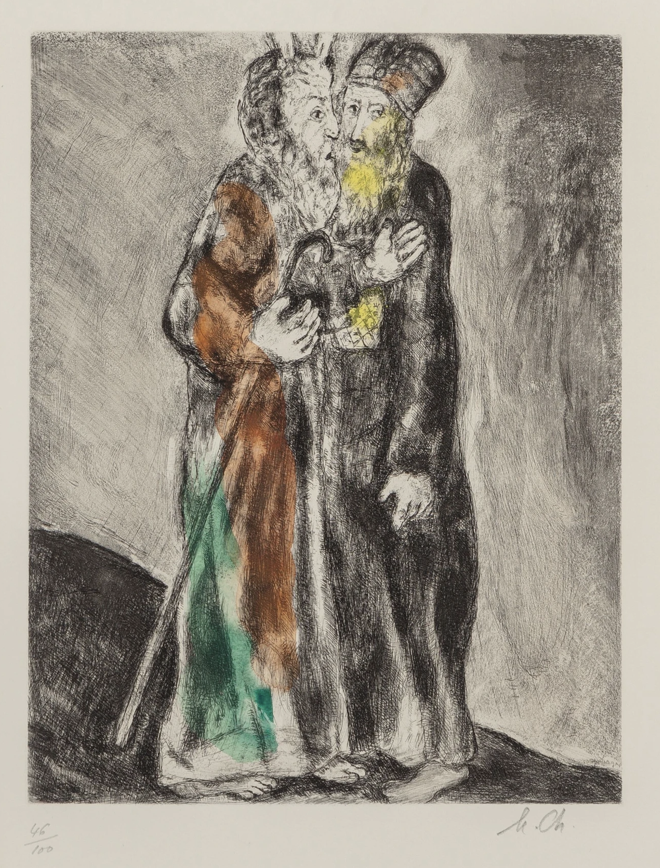 Moses and Aaron (Marc Chagall)