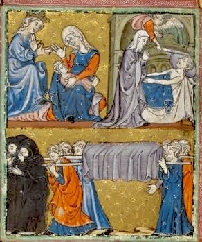 Plague of the Firstborn (Golden Haggadah)